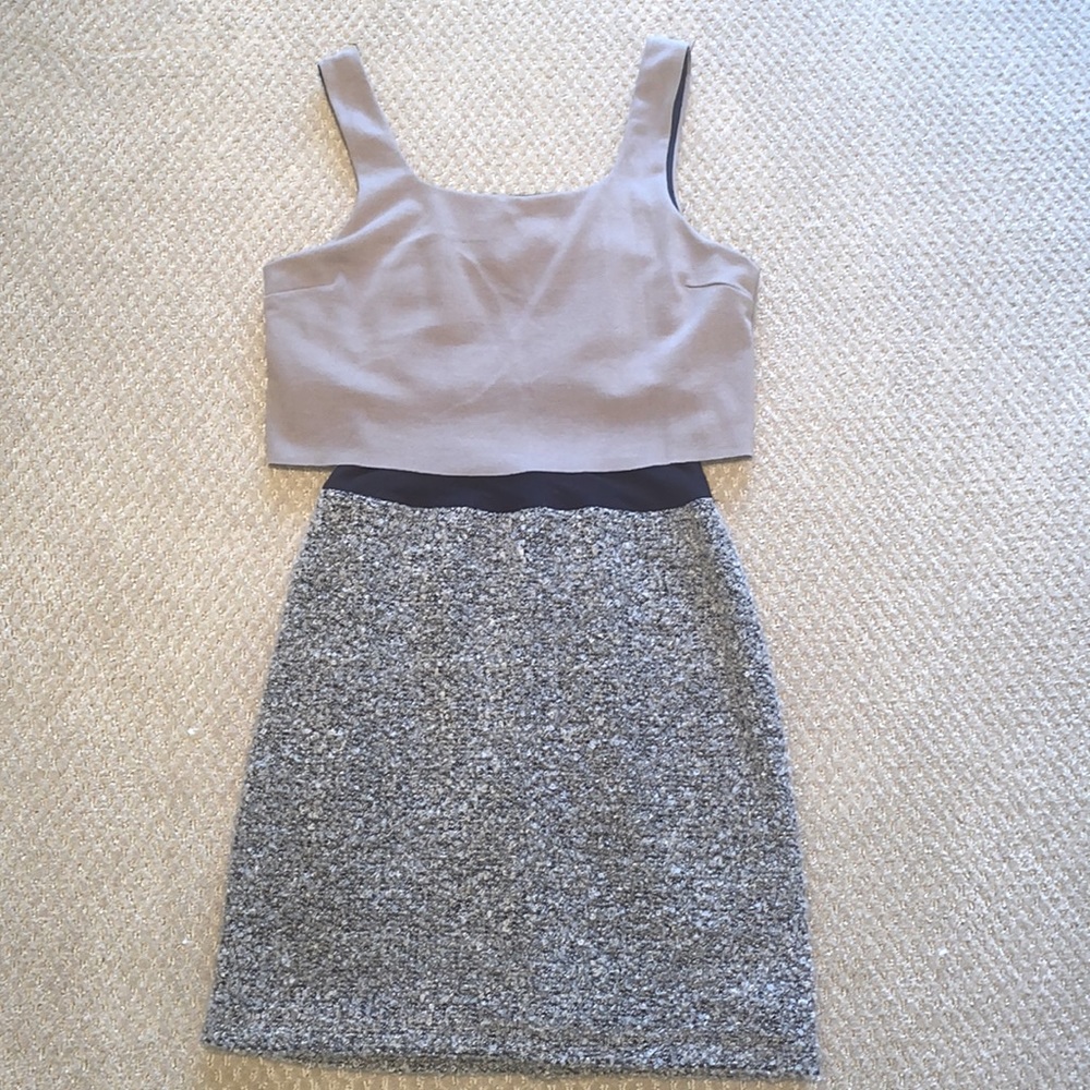 Bailey 44 Taupe Mini Dress Size S
